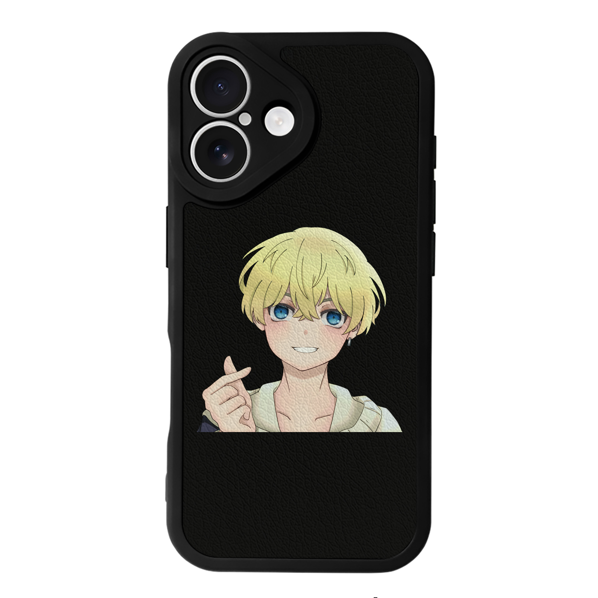 （画像用） 東京リベンジャーズ Tokyo Revengers 【iPhone 16シリーズ対応】シリコンスマホケース（レザー調） 材質：シリコン